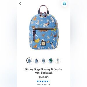 Disney Dogs Dooney and Bourke bookbag